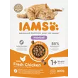 Kép 3/4 - IAMS Advanced Nutrition szőrcsomó elleni száraz táp felnőtt macskáknak friss csirkével 800g